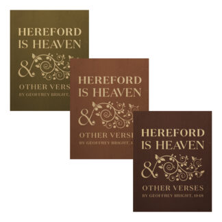 Green red and brown covers of the book